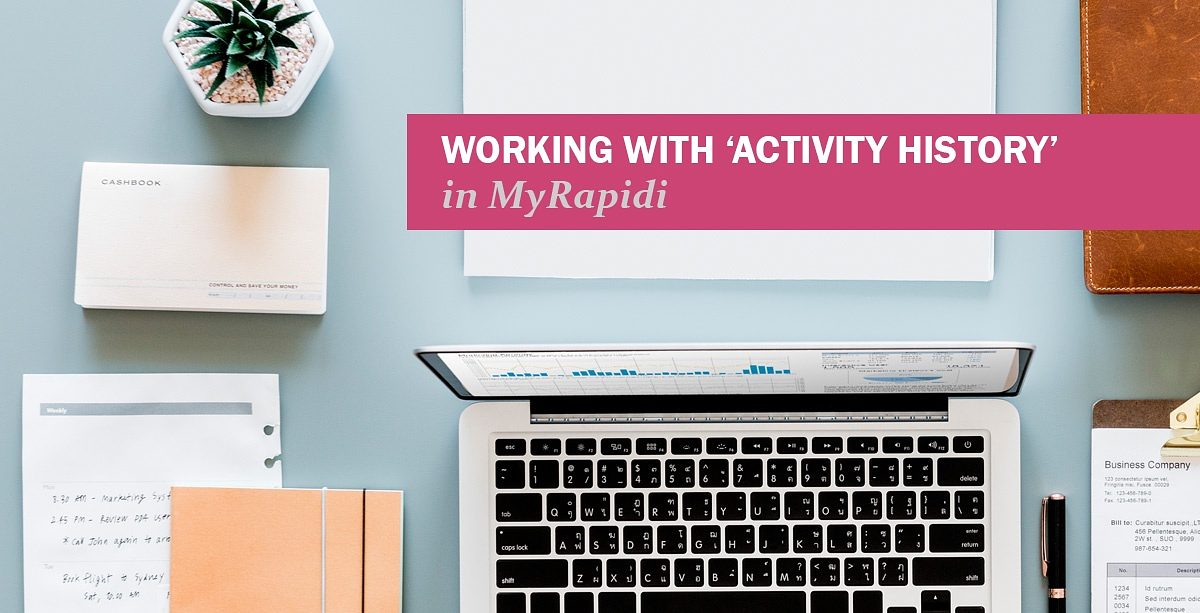 New Feature: The Activity History in MyRapidi