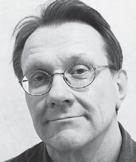Black-and-white portrait of Bertil Palmqvist, former Service Manager AX at Berling Media