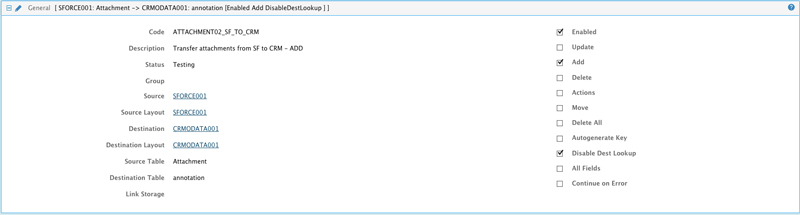 General setup for file transfer to from Dynamics 365 Salesforce to Sales